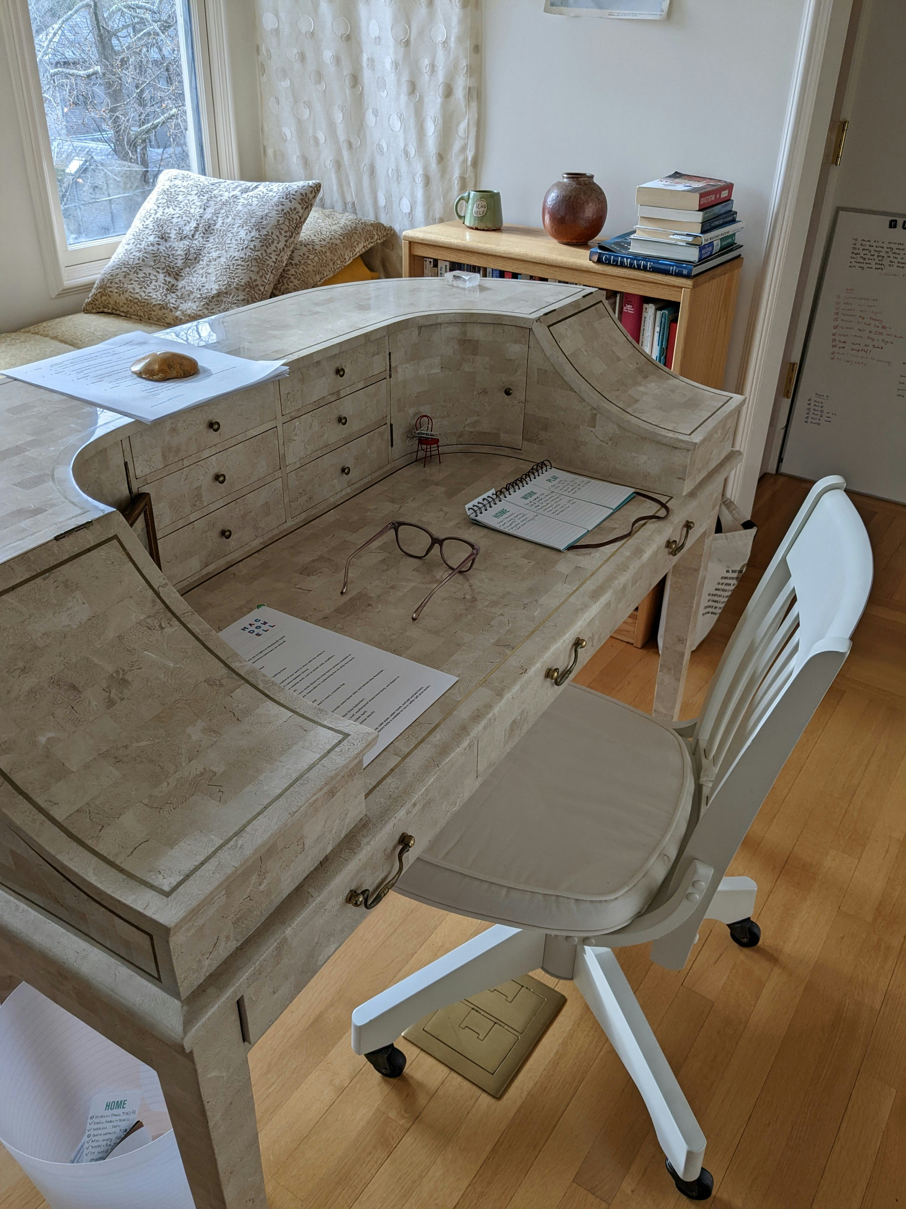 Allegra Goodman’s writing desk
