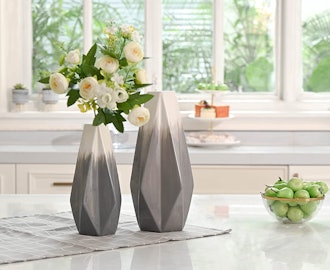 TERESA'S COLLECTIONS Ceramic Flower Vases (2-Piece Set)