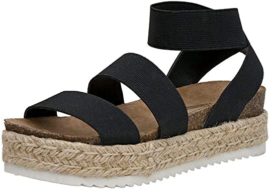 CUSHIONAIRE Mandy Cork Espadrille Sandal