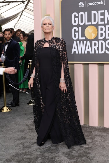 Jamie Lee Curtis attends the 80th Annual Golden Globe Awards at The Beverly Hilton on January 10, 20...