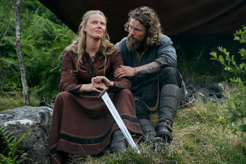 Actors Frida Gustavsson (Freydis Eriksdotter) and Leo Suter (Harald Sigurdsson) will likely return i...