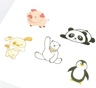 template to make a paper dice TownStix Printable White Sticker Paper, 30 Sheets