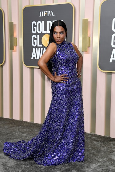 80th Annual GOLDEN GLOBE AWARDS -- Pictured: Sheryl Lee Ralph arrives at the 80th Annual Golden Glob...