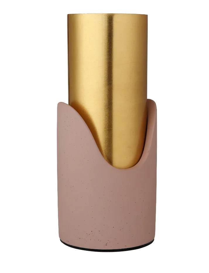 Pink Concrete Vase