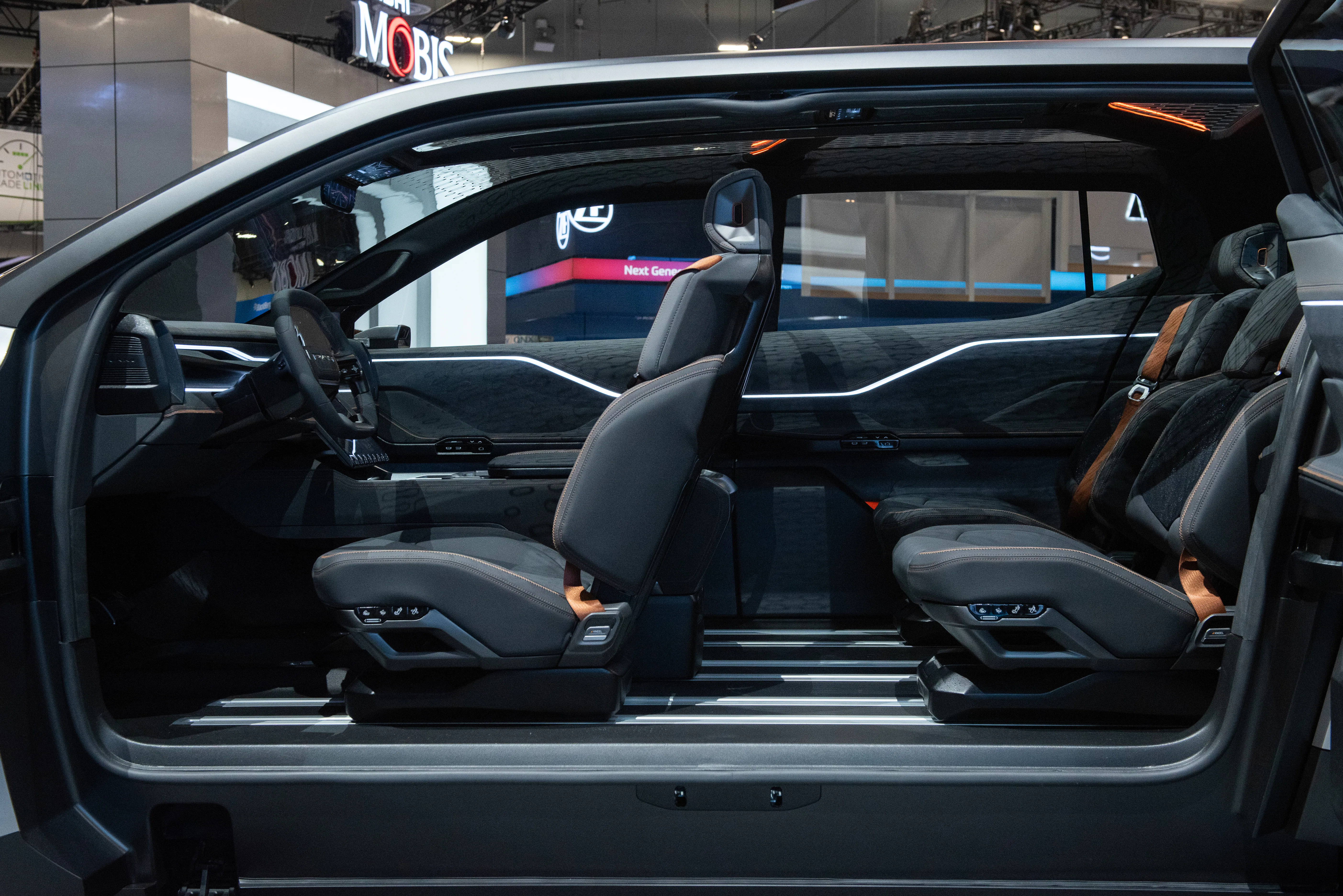 Ram’s electric pickup truck concept is also a mobile movie projector