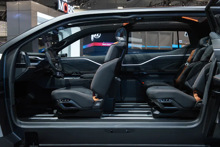 Ram’s electric pickup truck concept is also a mobile movie projector