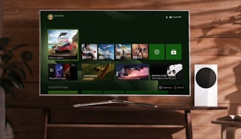 Xbox series s and tv