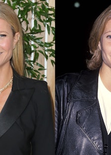 An image of gwyneth paltrow now, and in her 20's
