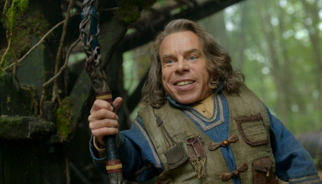 Warwick Davis reprises his nostalgic role of 'Willow' in the Disney+ reboot series.