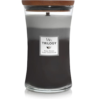 WoodWick Warm Woods Trilogy Hourglass Candle (21.5 Oz.)