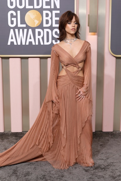Jenna Ortega attends the 80th Annual Golden Globe Awards 