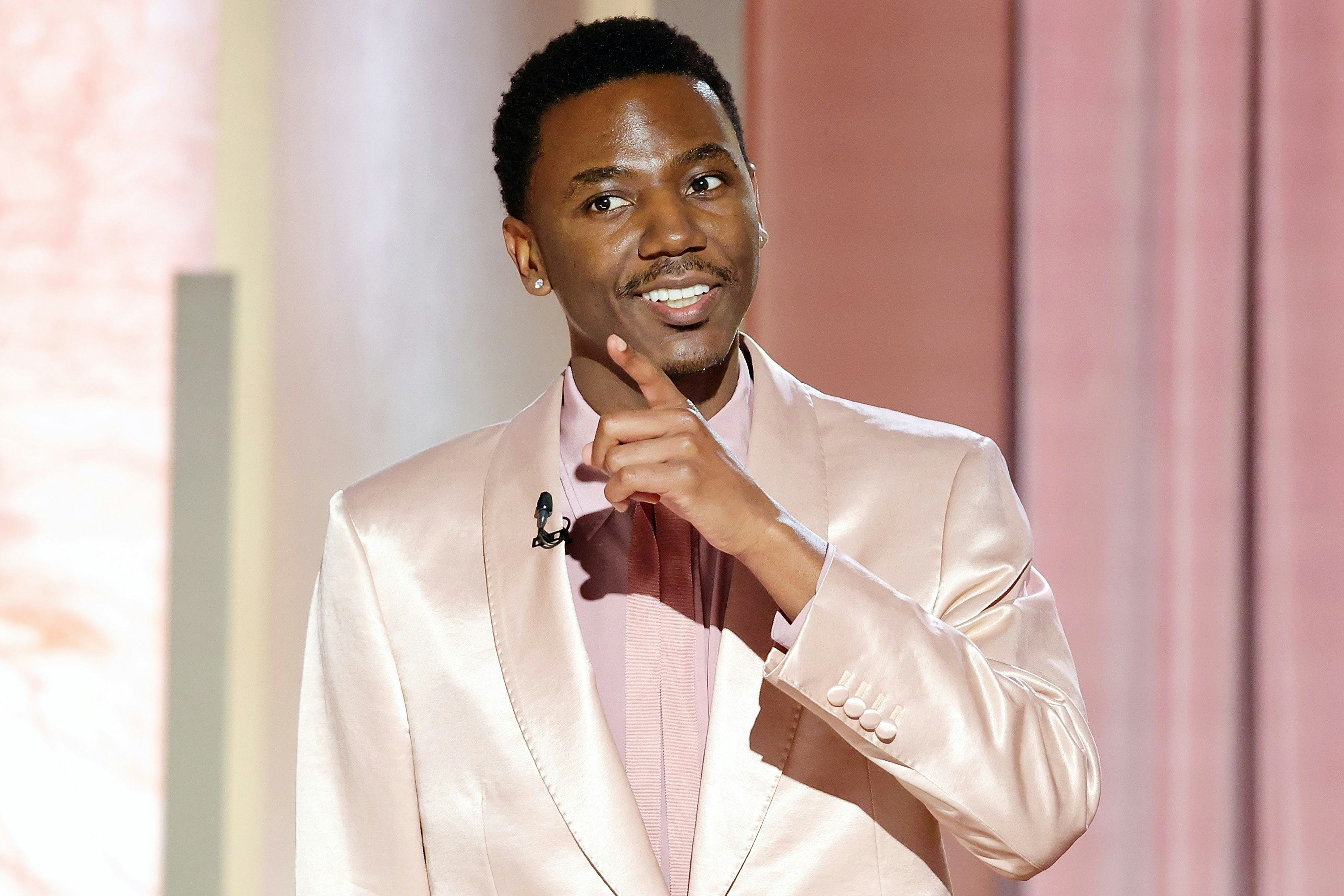 Jerrod Carmichael Didn’t Hold Back for His Golden Globes Monologue