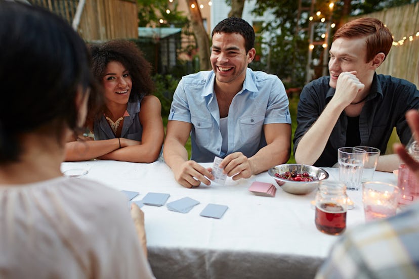 Card games are great for double dates.