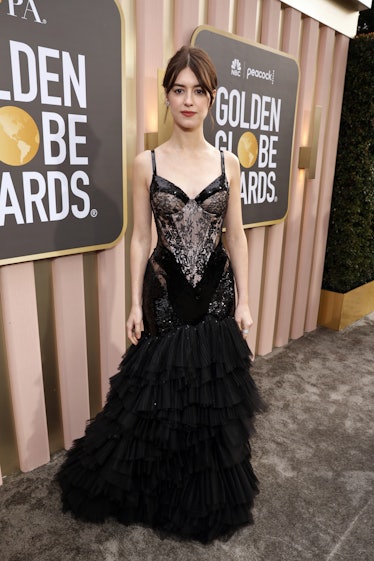 Daisy Edgar-Jones arrives at the 80th Annual Golden Globe Awards held at the Beverly Hilton Hotel on...