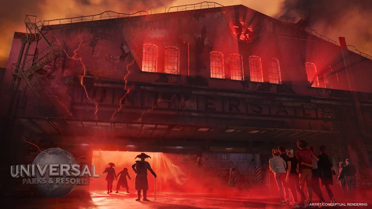 Concept art of Universal's Halloween Horror Nights-inspired park in Las Vegas shows what fans can ex...