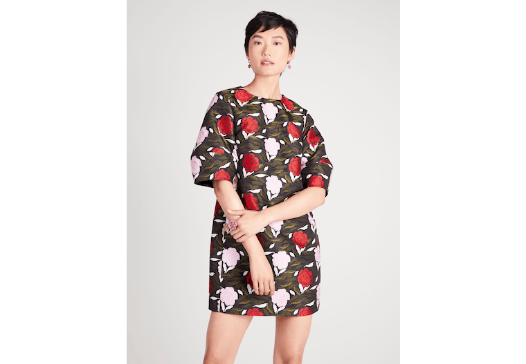 Rose Garden Brocade Dress