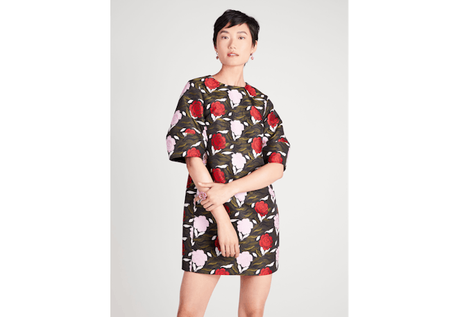 Rose Garden Brocade Dress
