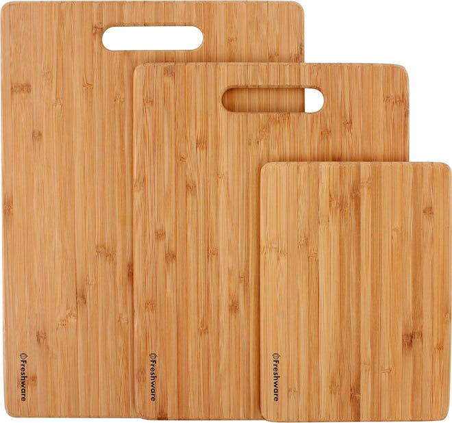 Freshware Bamboo Cutting Boards (Set of 3)