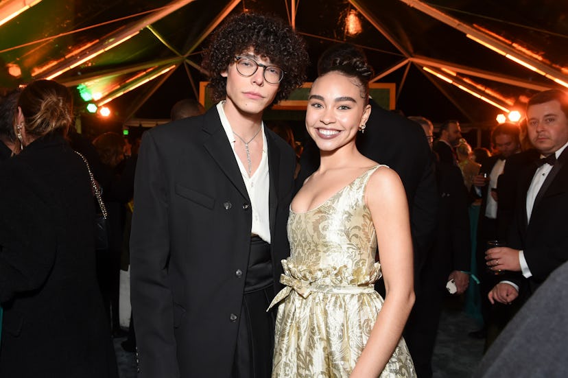 Reece Feldman and Bailey Bass at the 80th Golden Globes After Party 