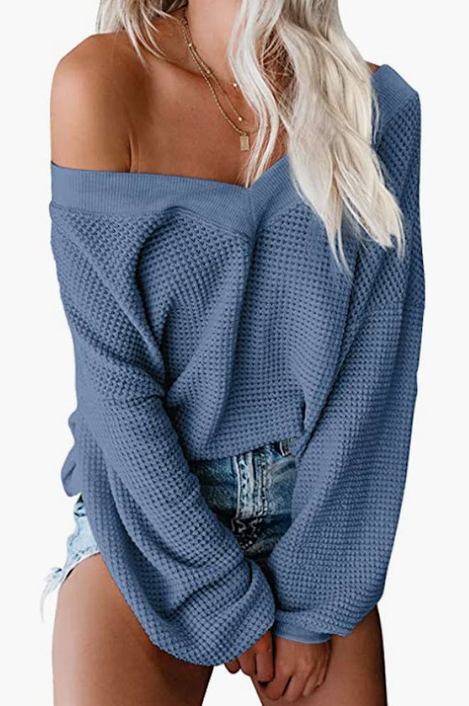 ReachMe Oversized Off The Shoulder Top
