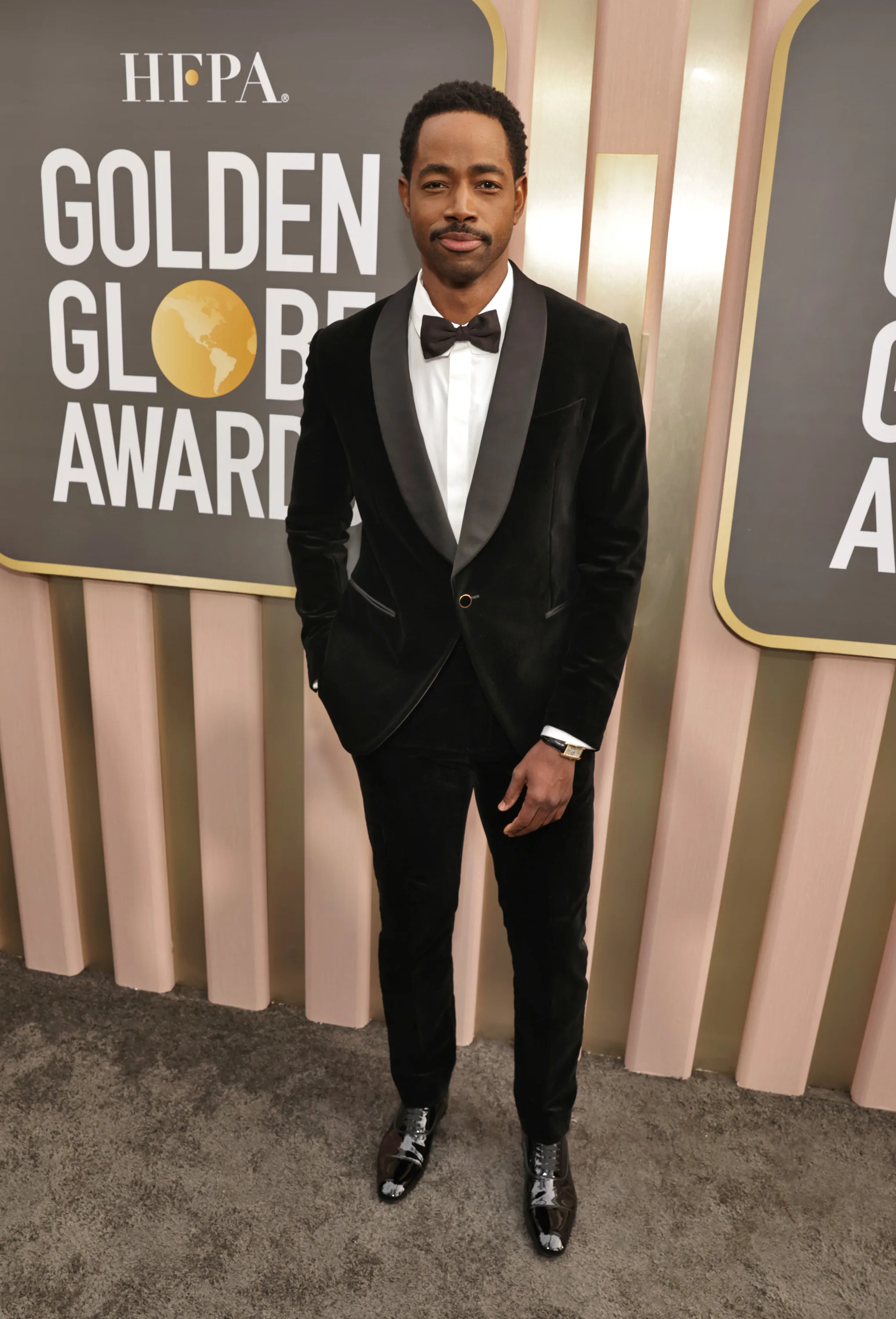 Jay Ellis arrives at the 80th Annual Golden Globe Awards held at the Beverly Hilton Hotel on January...