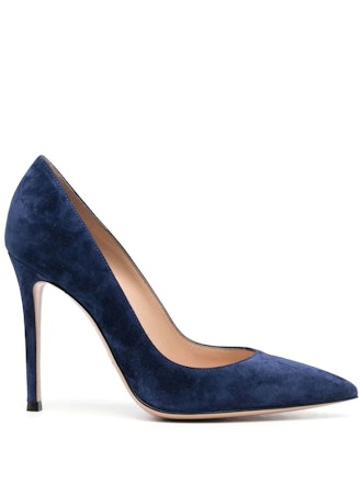 Gianvito Rossi Pointed Suede Pumps