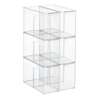 Cabinet Depth Pantry Bin W/ Divider Small Pkg/6