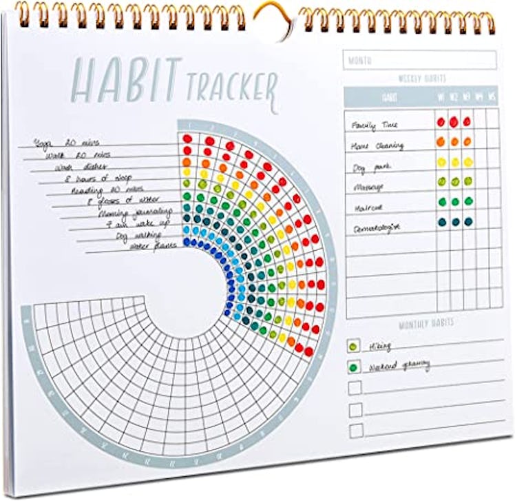 If you're looking for habit tracker journals that provide a visual representation of your daily habi...
