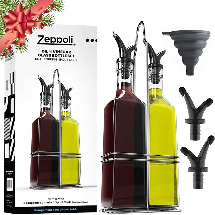 Zeppoli Olive Oil Dispenser Bottle Set