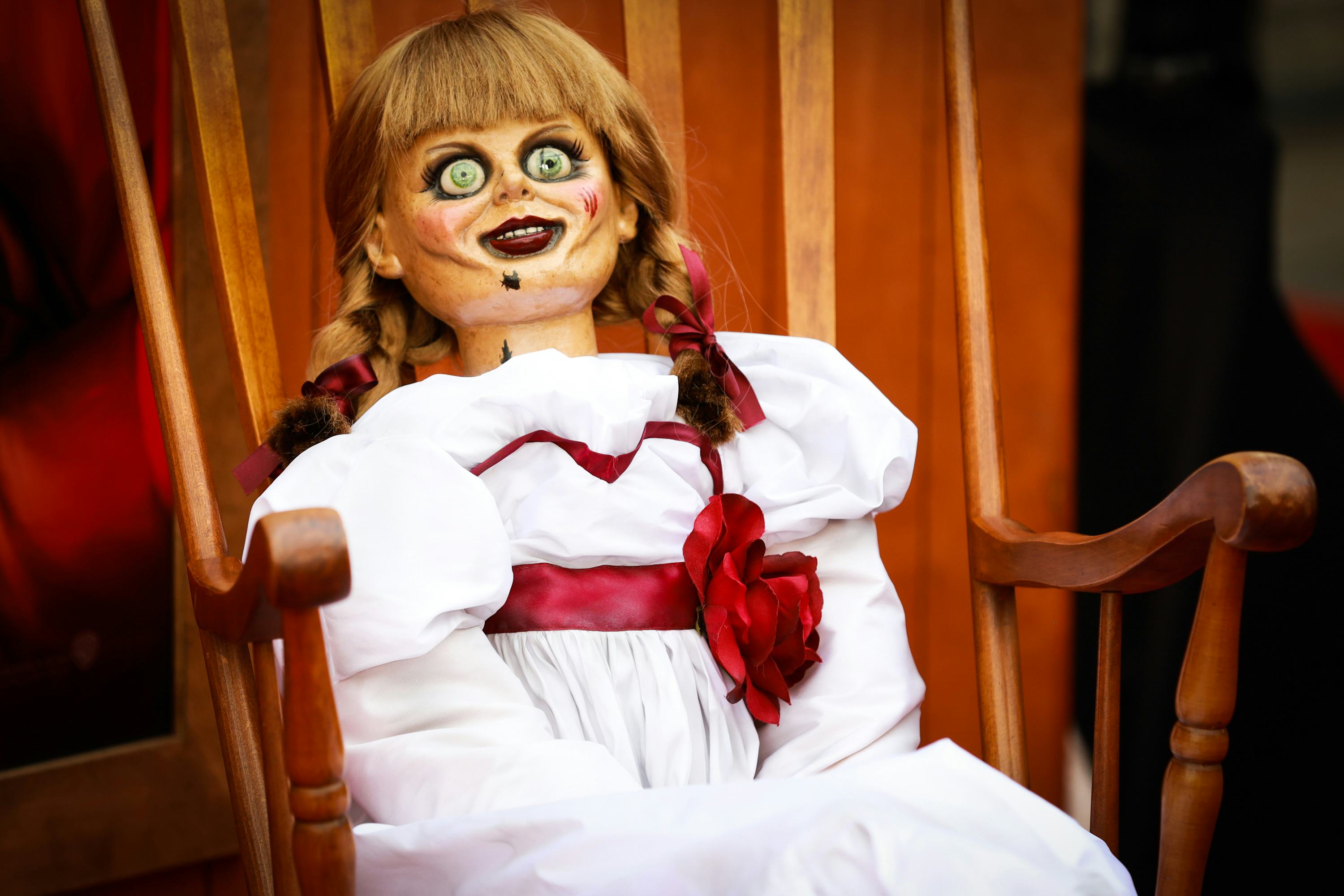 Annabelle at the premiere of Warner Bros&rsquo; &ldquo;Annabelle Comes Home."