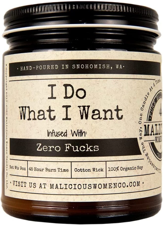 If you’re looking for giftable lemon candles, consider this lemon scented candle with a funny label.