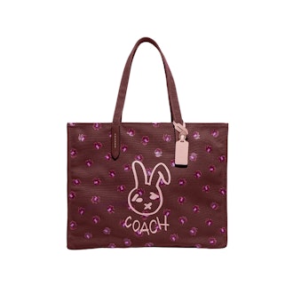 Coach Lunar New Year Tote 42 With Rabbit