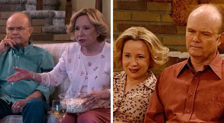 Kurtwood Smith and Debra Jo Rupp  as Red & Kitty Forman, Then and Now