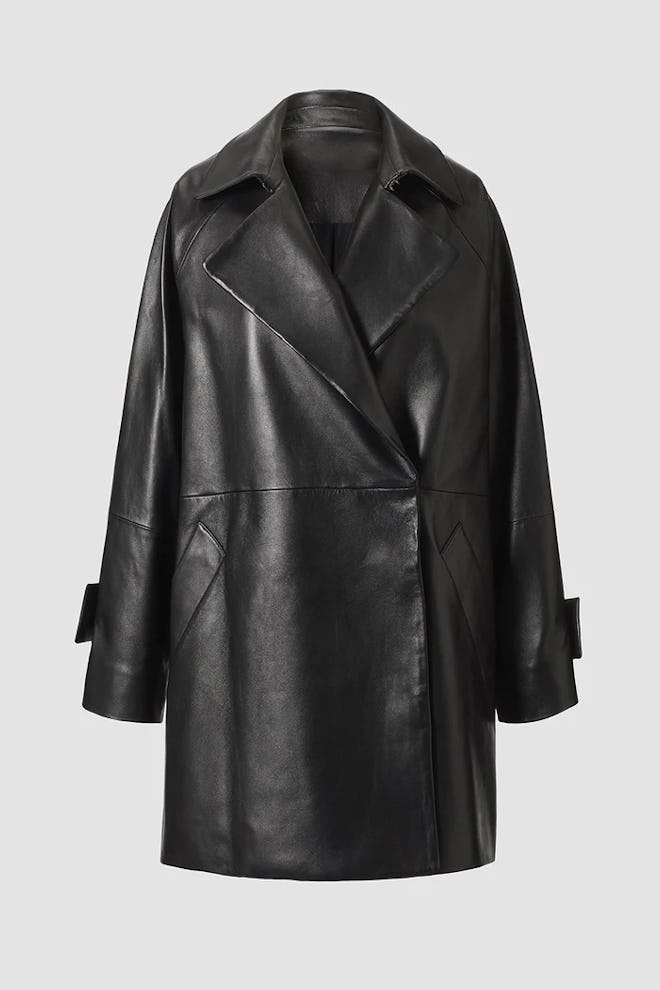 Aneta Leather Coat