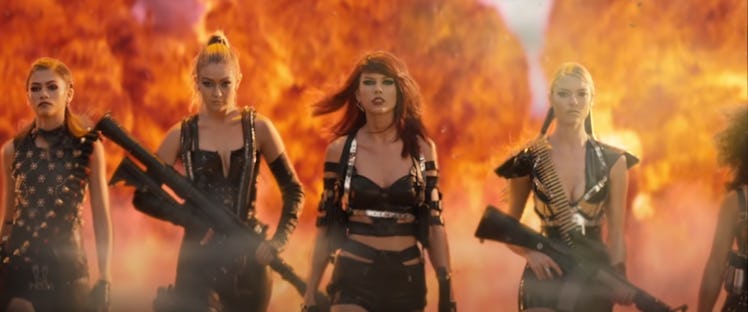 Taylor Swift's "Bad Blood" music video is the inspiration behind a Taylor Swift-themed breakup bar c...