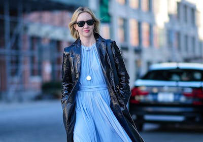 how to wear a spring dress in winter