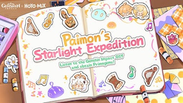 Official Paimon's Starlight Expedition art