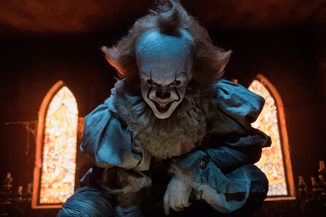 Pennywise (played by Bill Skarsgard) in 'It,' which has been a smash success at the box office.