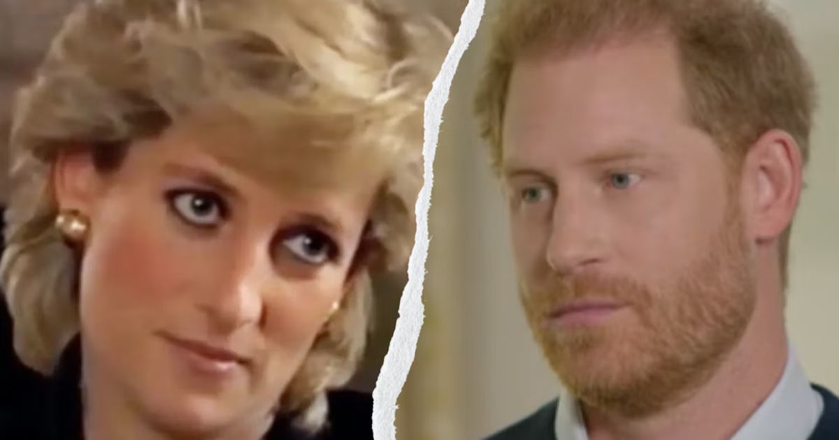 Similarities between Princess Diana and Prince Harry TV interviews Similarities between Princess Diana and Prince Harry TV interviews