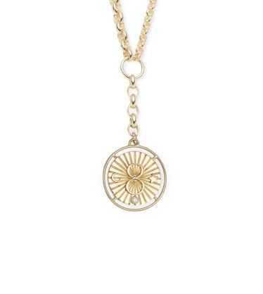 FoundRae gold pendant chain necklace