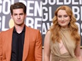 Andrew Garfield and Amelia Dimoldenberg flirted at the Golden Globes.
