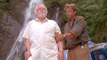 John Hammond looks out into the distance and witnesses the ruination of his dream.