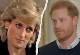 Princess Diana on BBC's Panorama, Prince Harry talking to ITV's Tom Bradby
