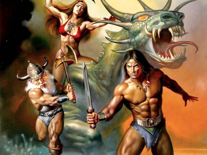 golden axe 2 Boris Vallejo cover art