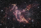 GC 346，在这张来自美国宇航局詹姆斯·韦伯太空望远镜近红外相机(NIRCam…