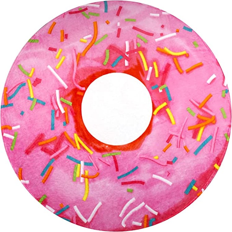 Zulay Giant Glazed Donut Blanket