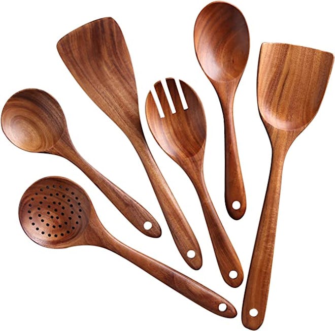 NAYAHOSE Wooden Cooking Utensil Set (6-Piece)