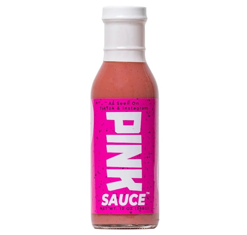 Walmart started selling the TikTok-famous Pink Sauce in stores and online in 2023.