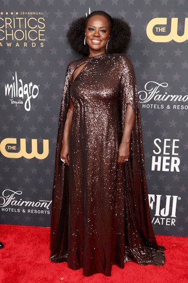 Viola Davis attends the 28th Annual Critics Choice Awards at Fairmont Century Plaza on January 15, 2...