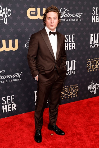 Jeremy Allen White attends the 28th Annual Critics Choice Awards at Fairmont Century Plaza on Januar...